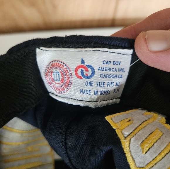 Michigan Wolverines Vintage Cap Boy Block Letter Snapback Hat In Blue OSFA - Picture 7 of 7